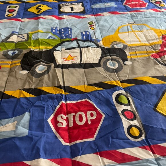 📌Dream Factory Trucks Tractors Cars 5-pc. Comforter Set  Boys & Girls Twin Bed - Picture 2 of 15